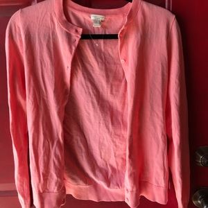 J Crew Caryn Cardigan Pink